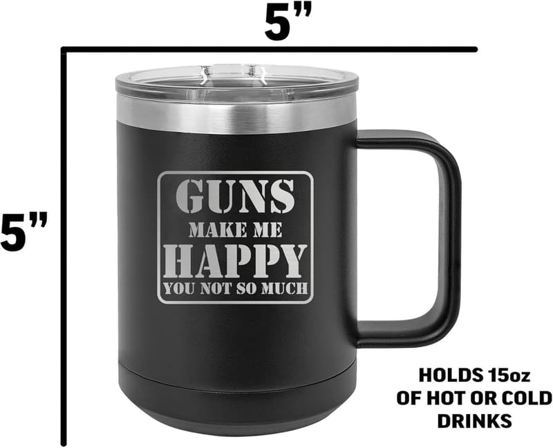 Funny Hunting Mug - Heavy Duty Stainless Steel Tumbler for Dad