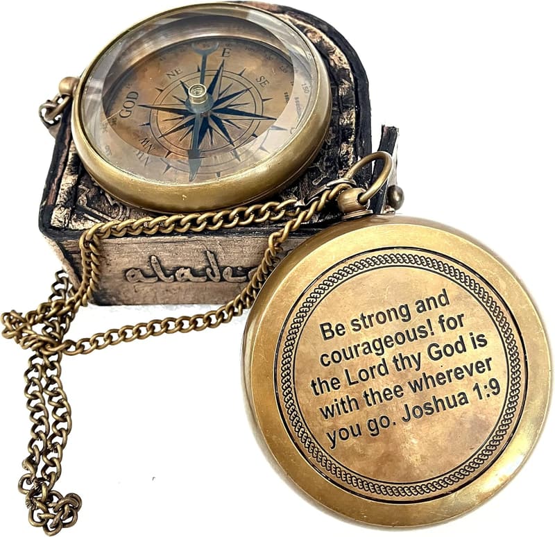 Uplifting Compass Gift for Baptism, Graduation, Confirmation