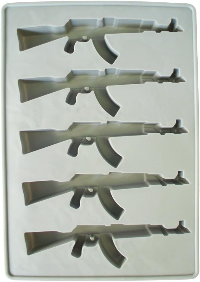 Funny AK-47 Gun Ice Cube Tray - Novelty Gift for Dad