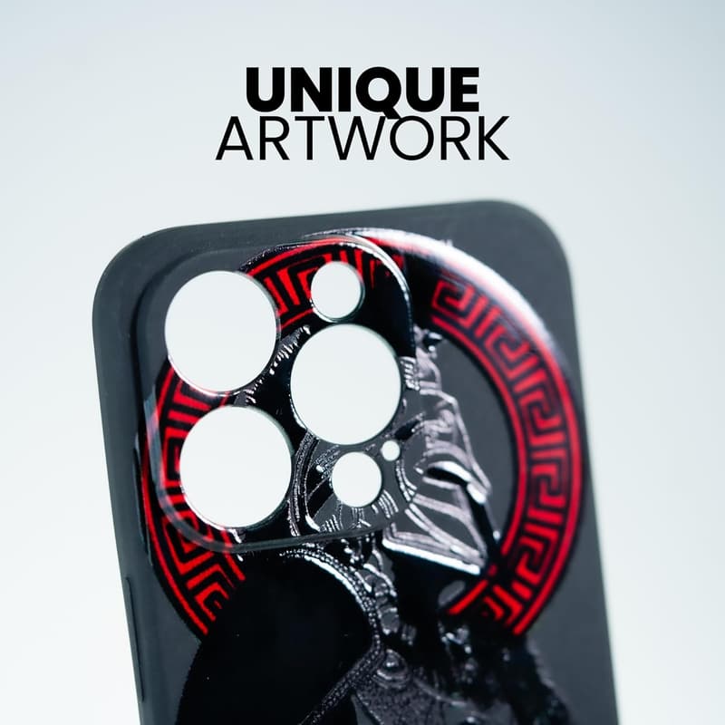 Warrior iPhone 14 Pro Case - Slim, Flexible Design for Men