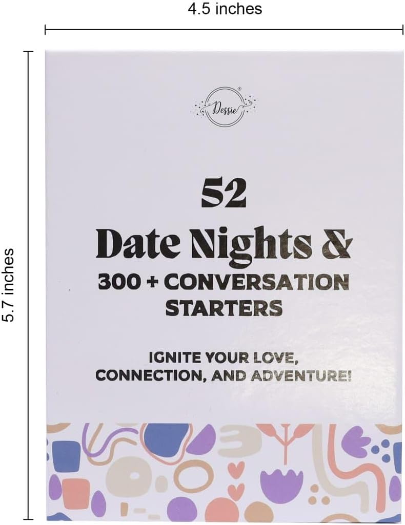 Date Night Card Game for Couples - 52 Ideas & 300+ Starters
