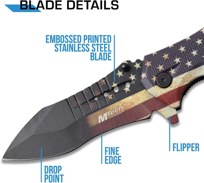 MTech USA MT-A845F Spring Assisted Folding Knife