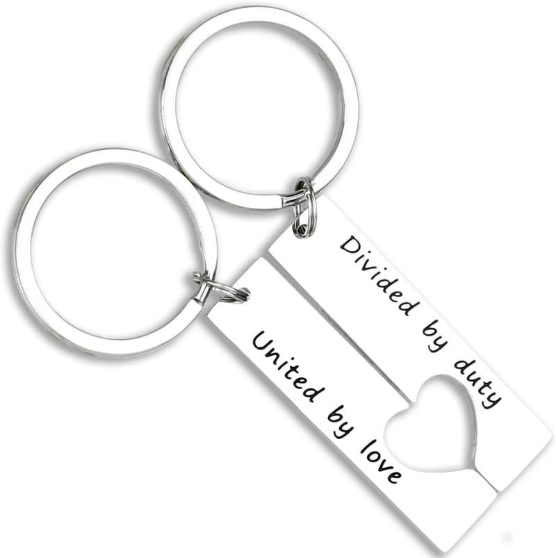 Army Couple Keychain - Deployment Gift Idea
