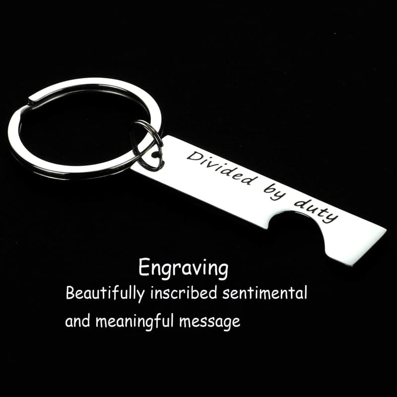 Army Couple Keychain - Deployment Gift Idea