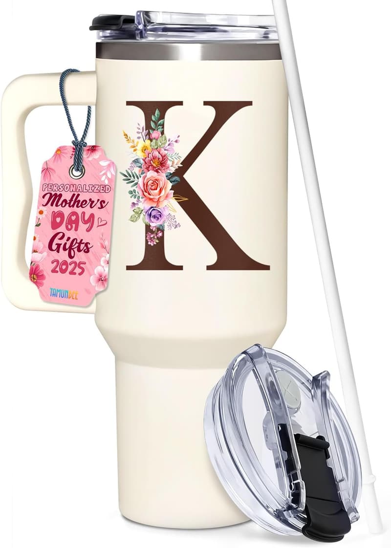Personalized Birthday Tumbler for Women - 40oz Custom Mug
