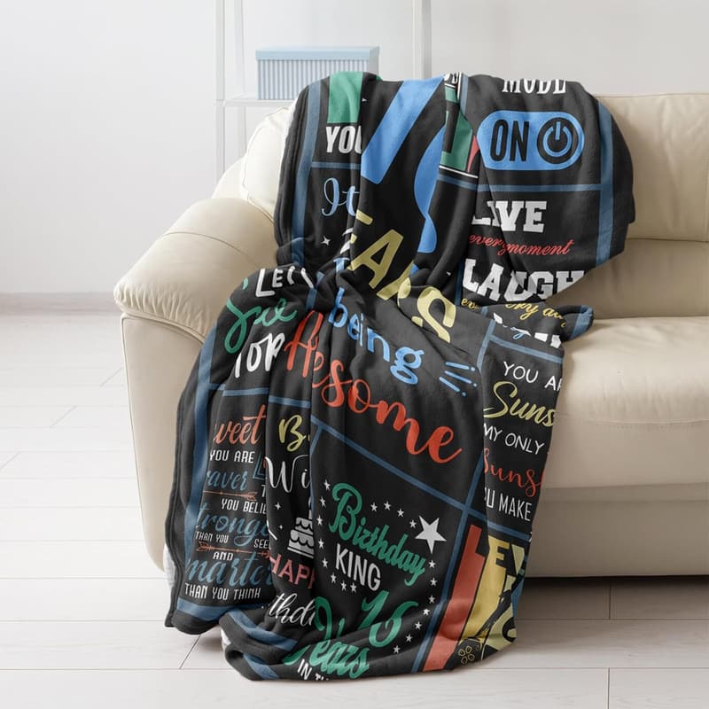 16th Birthday Blanket for Boys, 60