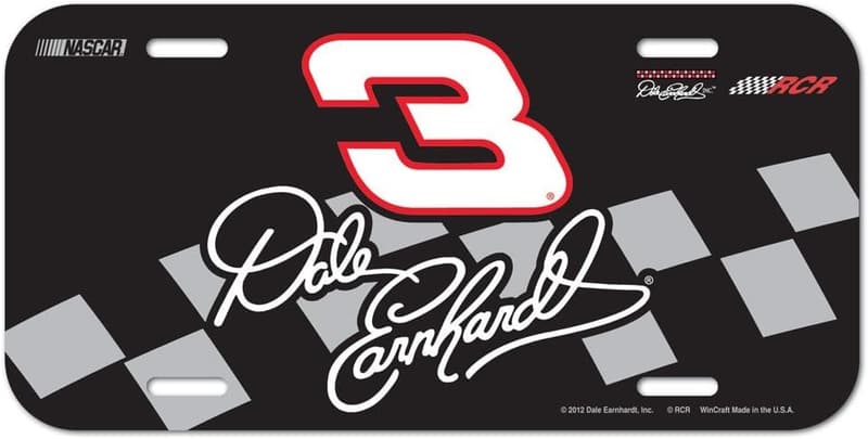 NASCAR License Plate by Wincraft
