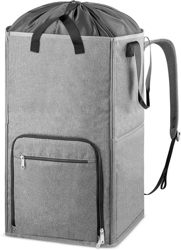 Extra Large Laundry Backpack with Adjustable Straps for College