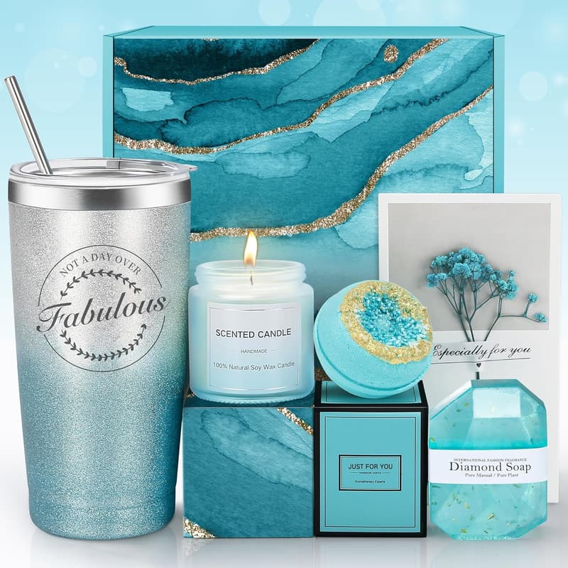 Relaxing Spa Gift Basket for Women - Unique Birthday Gift Set