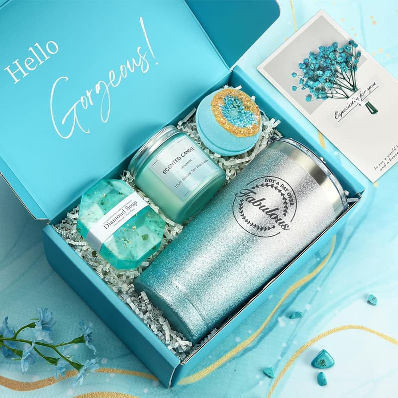 Relaxing Spa Gift Basket for Women - Unique Birthday Gift Set