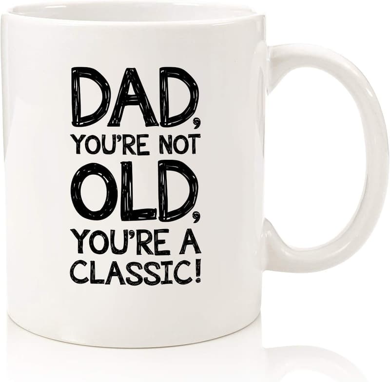 Funny Coffee Mug for Dad - Unique Birthday Gift from Kids