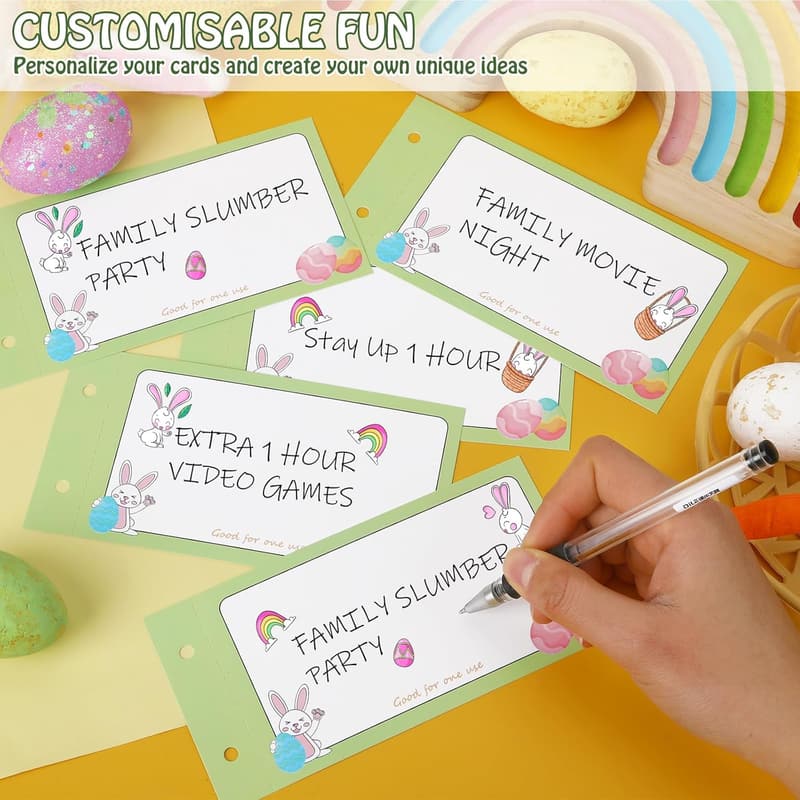 Personalized Easter Coupon Book for Kids - 30 代金券