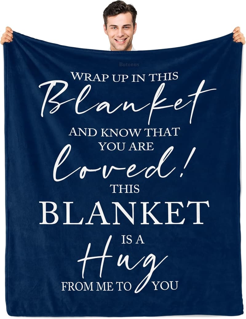 Get Well Soon Hug Healing Blanket for Men, 80