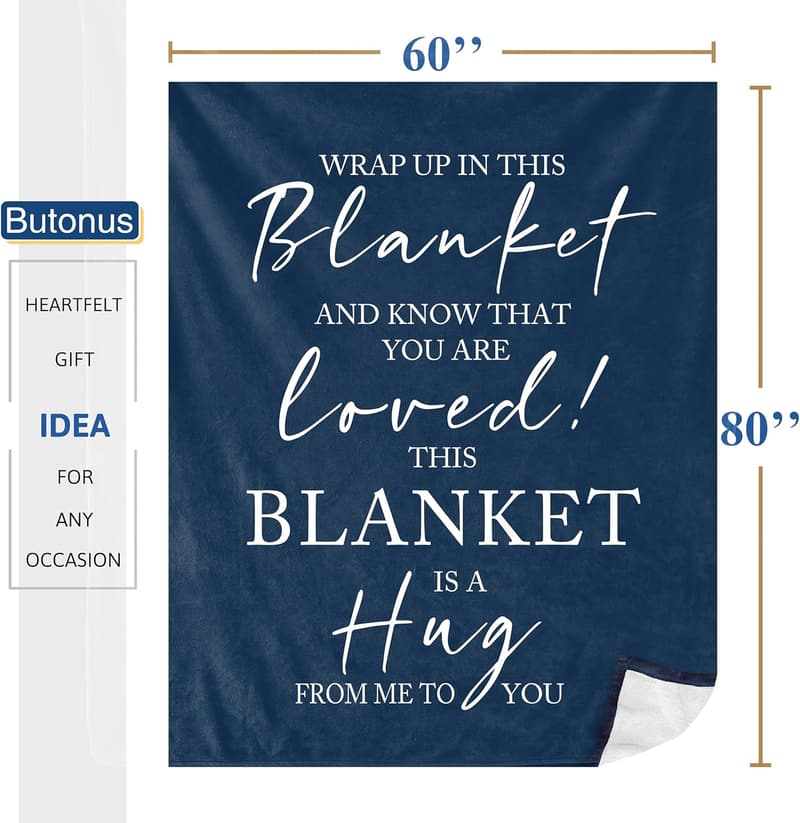 Get Well Soon Hug Healing Blanket for Men, 80