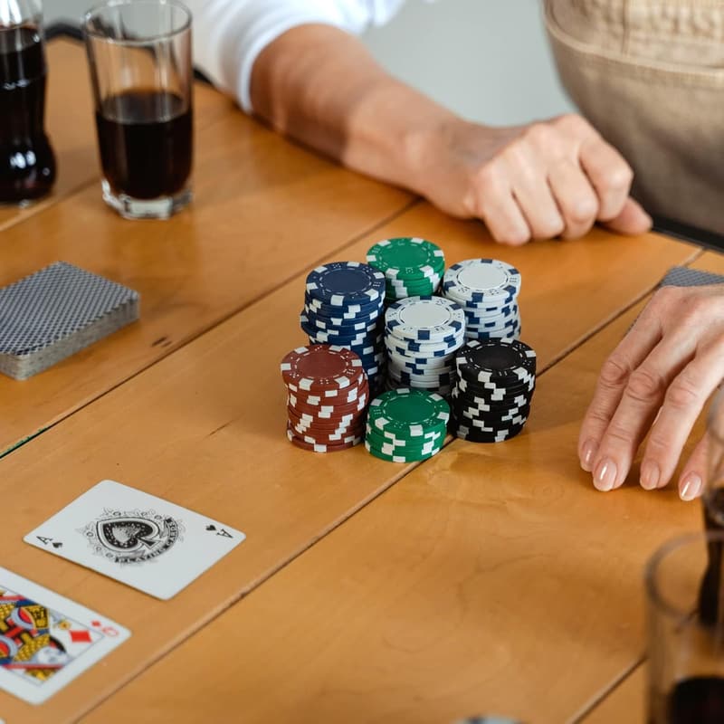 Poker Chips Set for Texas Hold'em & Blackjack Tournaments