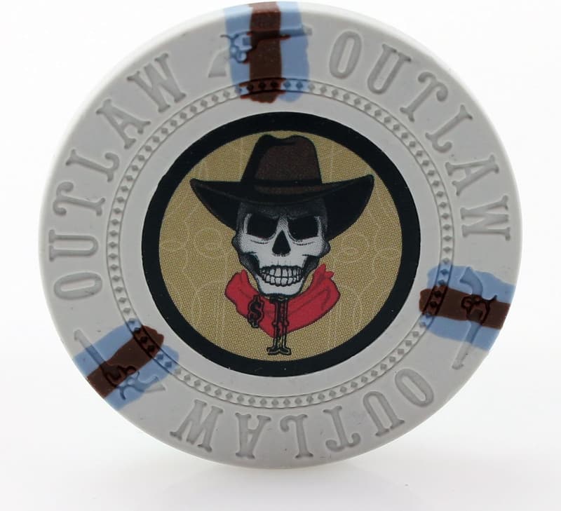 Casino Quality 500pc Outlaw Poker Chip Set with Strong Case