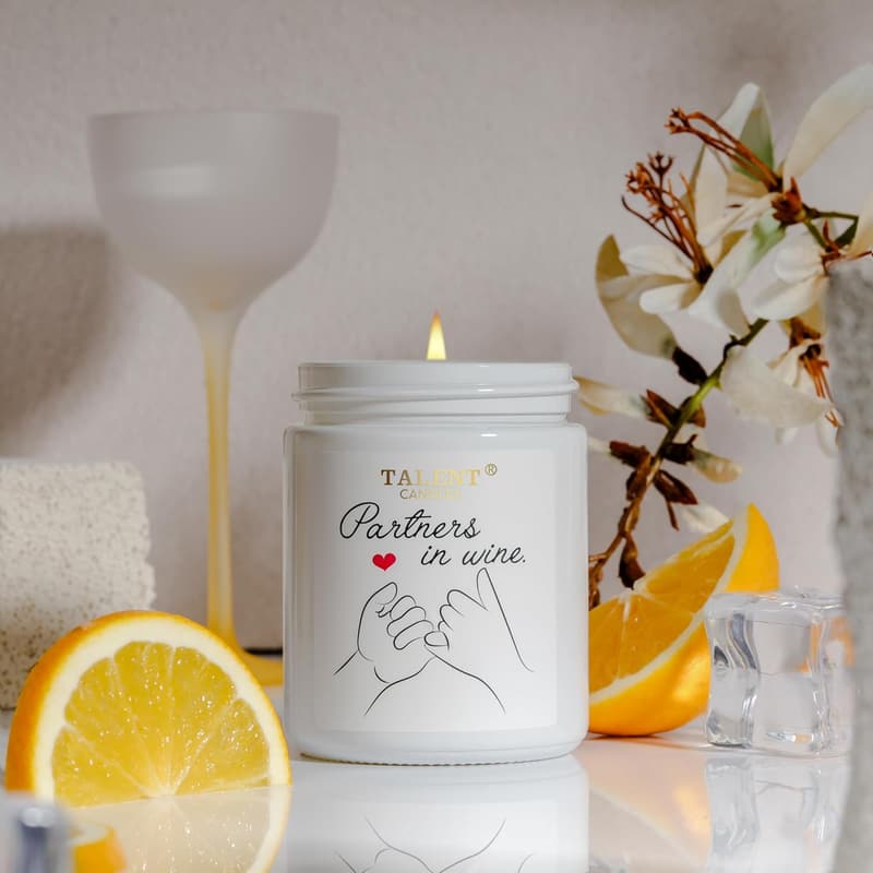 Funny Birthday Candle - Champagne Cassis & Honey Scented Gift for Friends