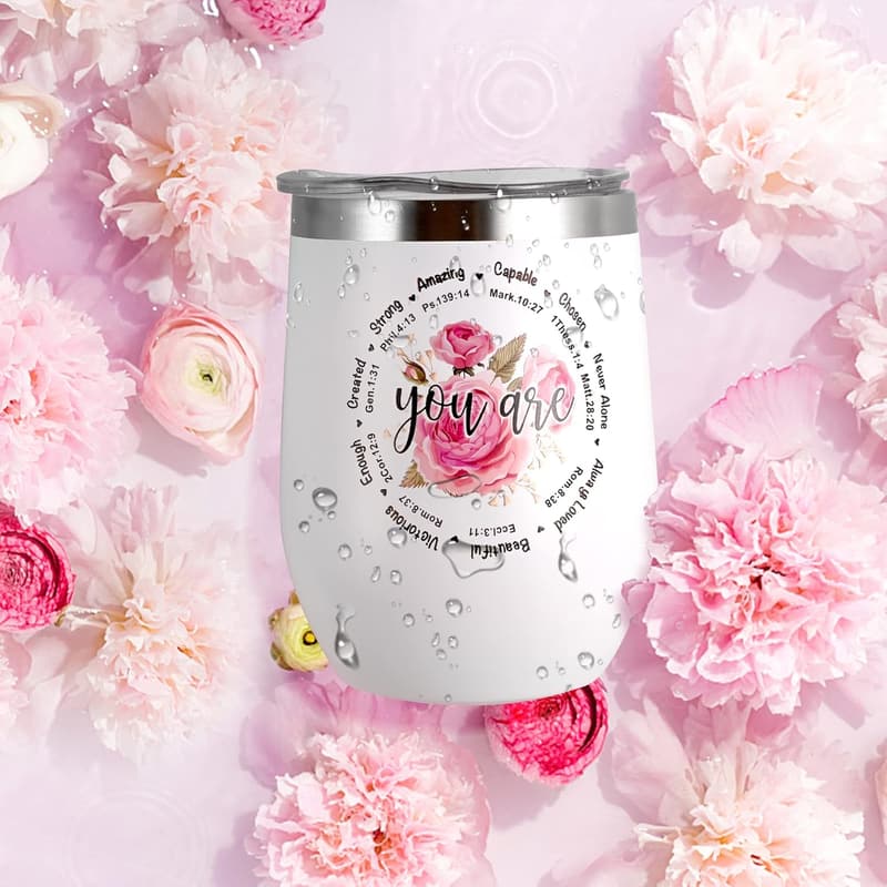 Inspirational Christian Gift Set for Women – 8pcs Faith Basket
