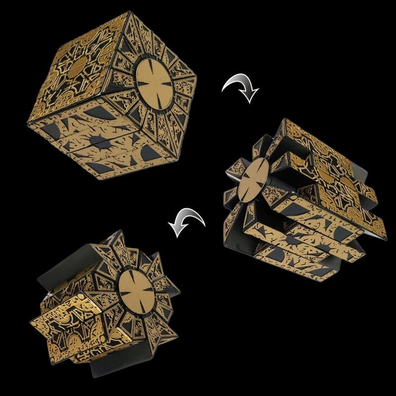Halloween Cenobites Pinhead Resin Puzzle Box Prop