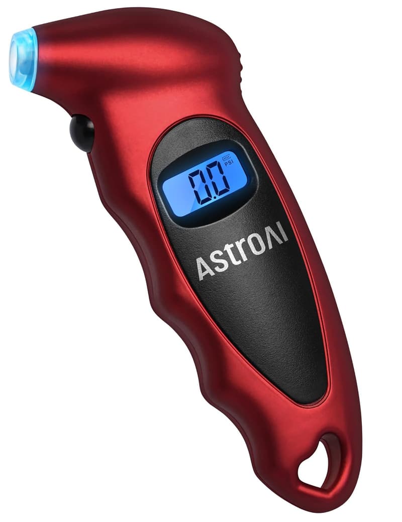 Digital Tire Pressure Gauge with LCD Backlight - 0-150 PSI