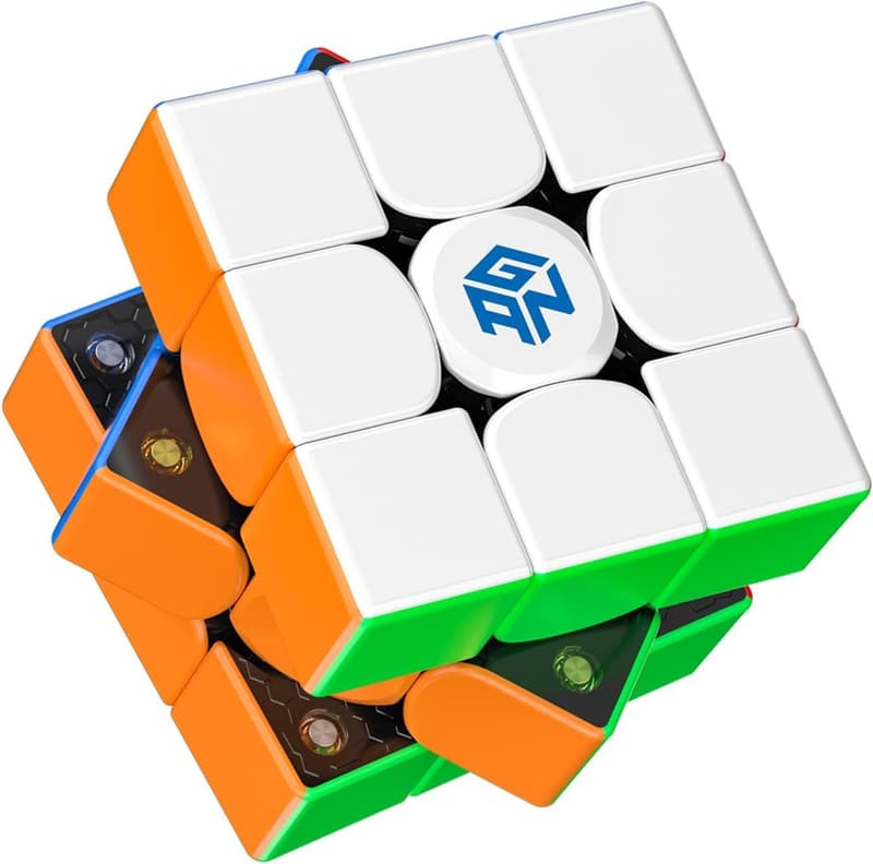 Magnetic 3x3 Speed Cube 356M Fidget Toy for Kids & Adults
