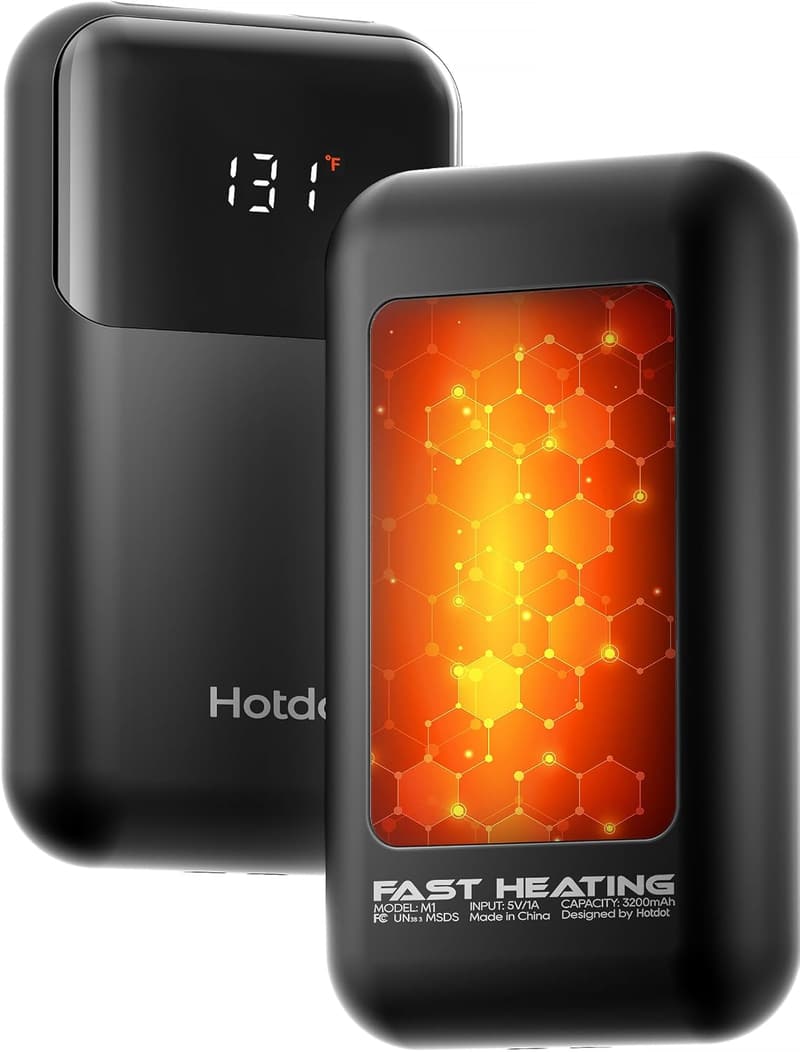 Rechargeable Electric Hand Warmers with Gift Box - 4 Heating Levels