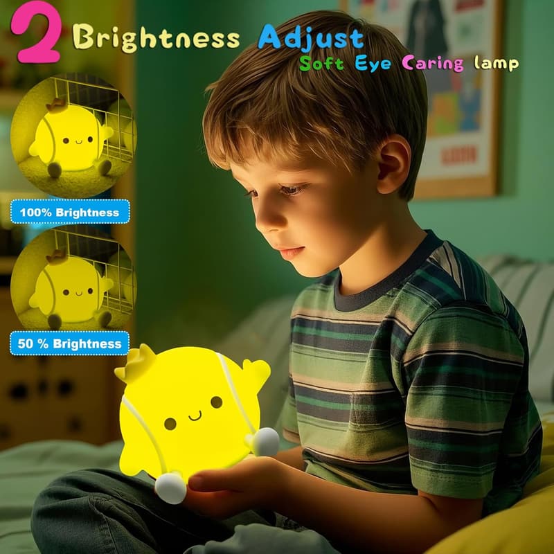 DREAMING MY DREAM LED Squishy Night Light for Kids