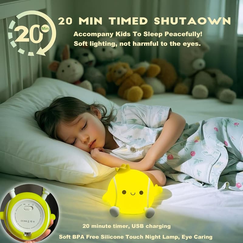 DREAMING MY DREAM LED Squishy Night Light for Kids