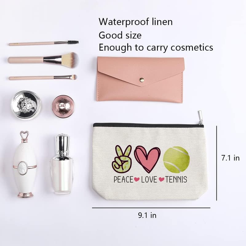 Inspirational Tennis Pouch Bag for Women - Birthday Gift