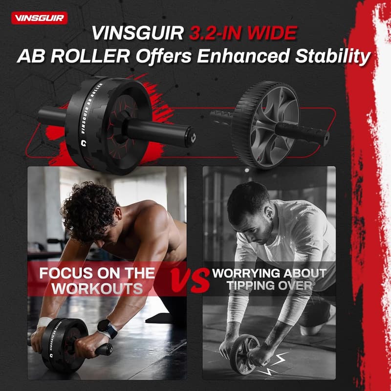 Ab Roller Wheel for Home Gym - Full-Body Strength Training