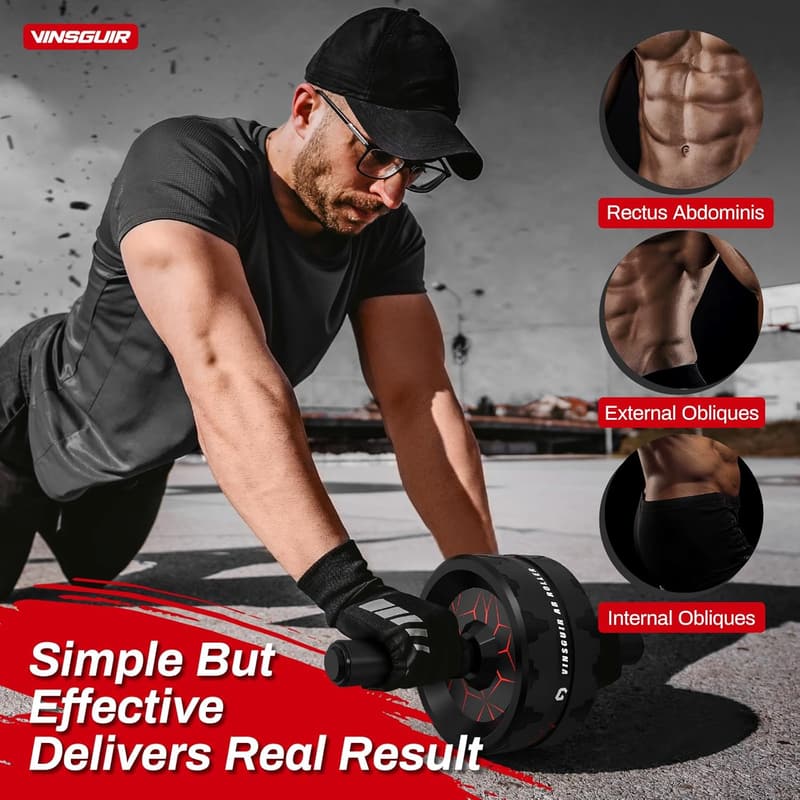 Ab Roller Wheel for Home Gym - Full-Body Strength Training