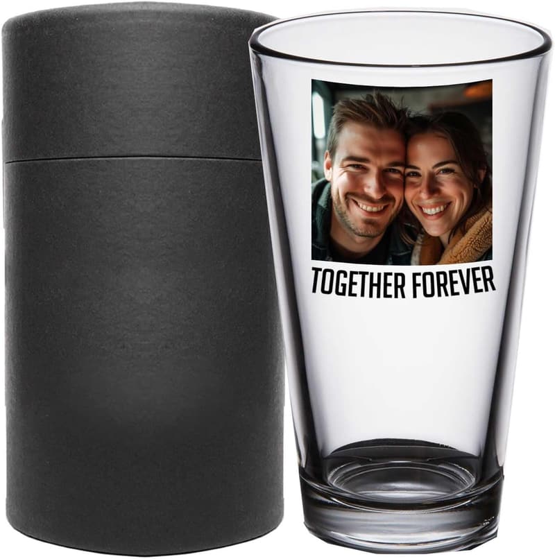 Father's Day Personalized 16oz Beer Pint Glass Gift