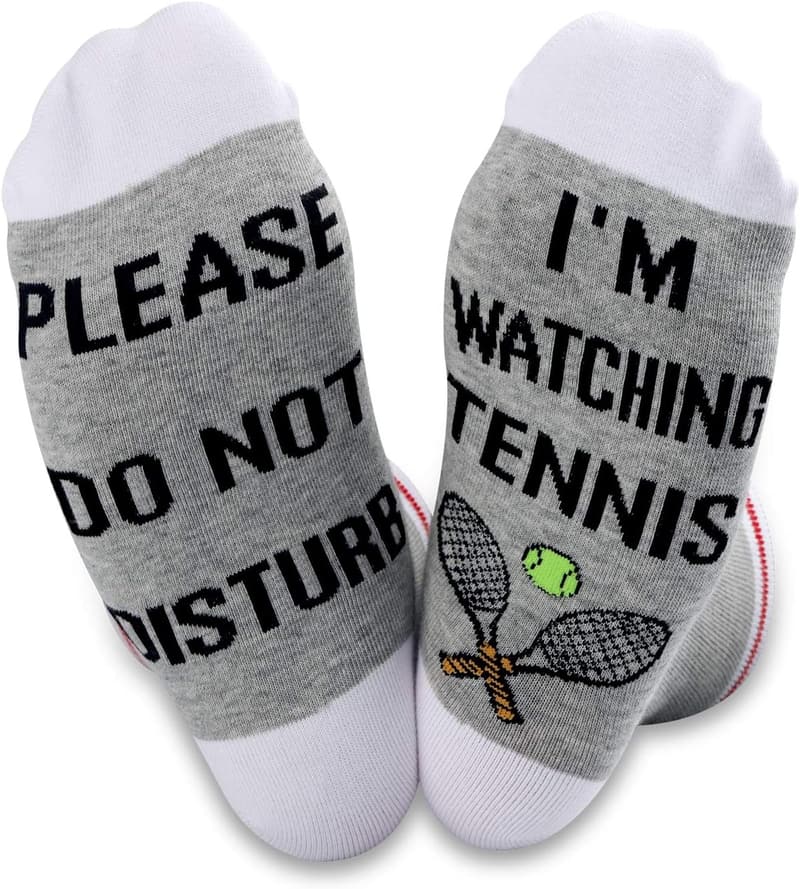 Tennis Lover Gift Crew Socks -