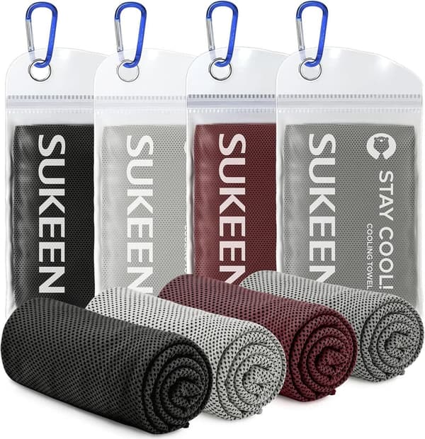 Cooling Towels Set - Soft Microfiber for Sports & Fitness