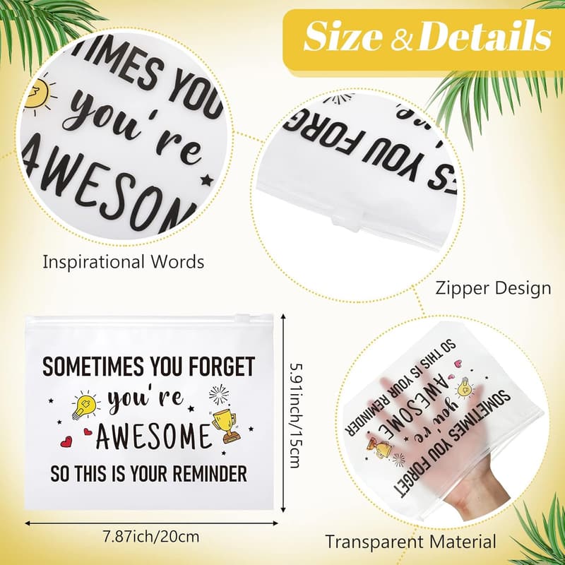 Inspirational Cosmetic Bag for Women - 