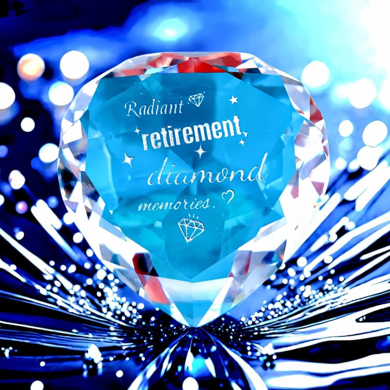 Retirement Gift for Women - Personalized Keepsake for Coworkers