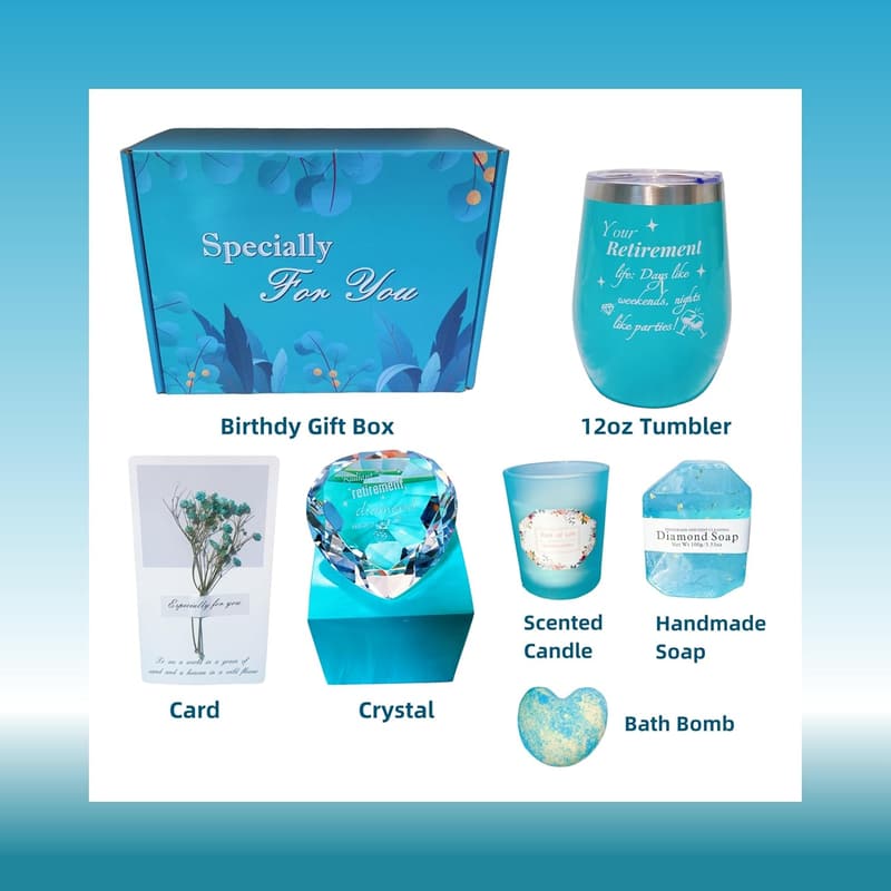 Retirement Gift for Women - Personalized Keepsake for Coworkers