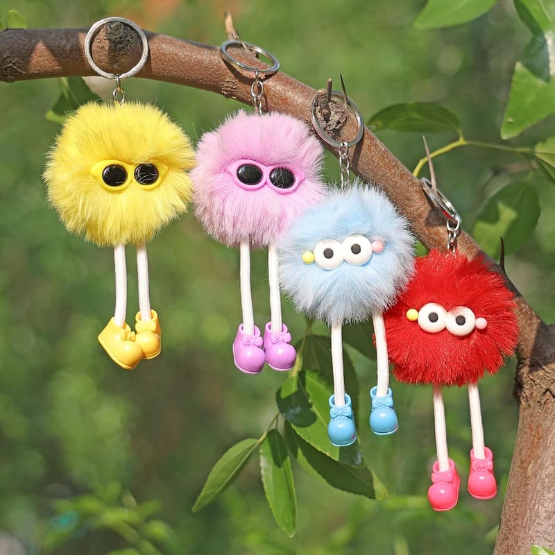 Cute Kids Keychains - 24 Bulk Party Favors for Birthdays