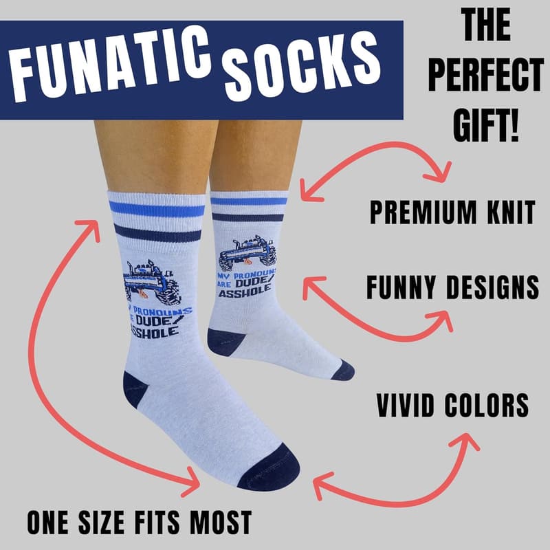Funny Saying Socks - Novelty Gift for Men and Women