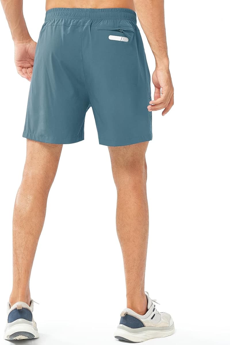 Men's Quick-Dry Athletic Running Shorts - Lightweight Gym Shorts