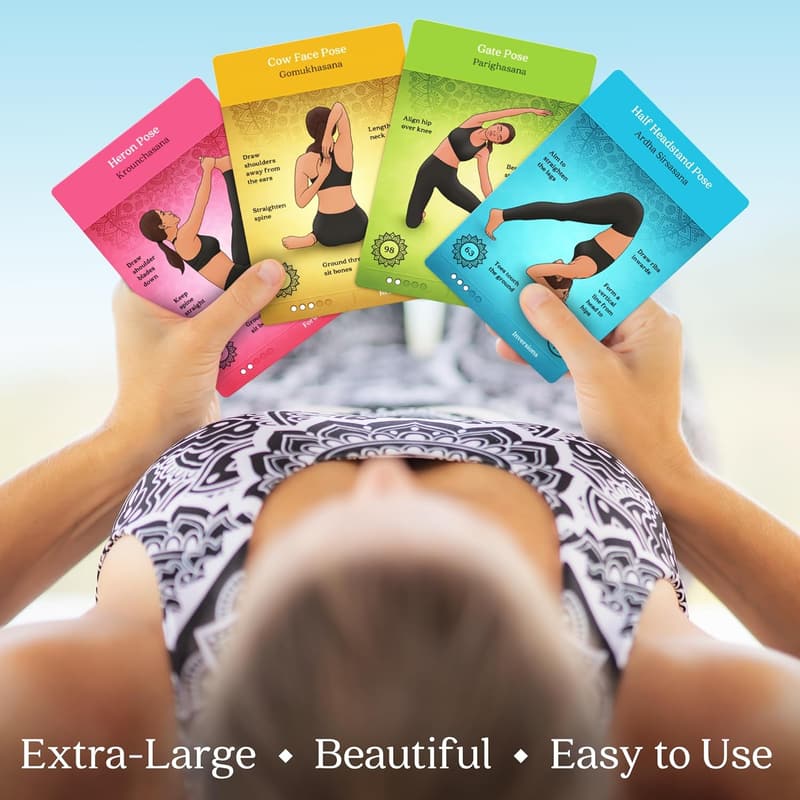 Yoga Sequencing Deck – 120 Poses with Cues for Beginners
