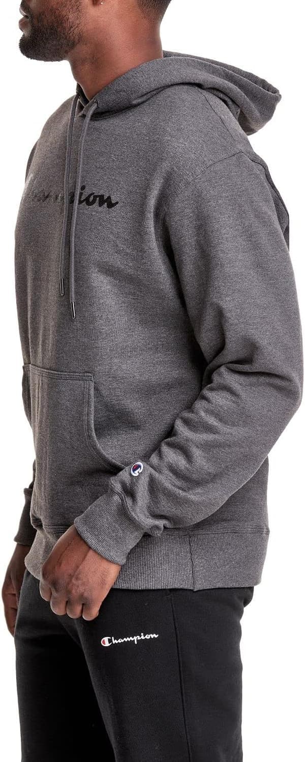 Men's Powerblend Fleece Hoodie - Champion Script Sweatshirt