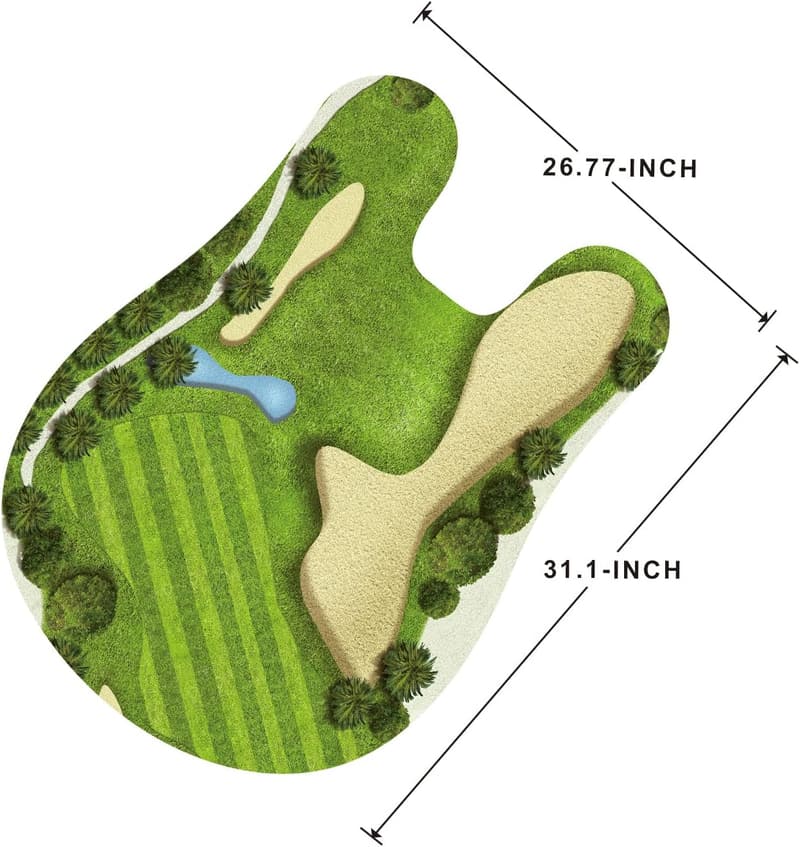 Toilet Golf Game - Mini Golf Practice for Dads, Fun Gag Gift