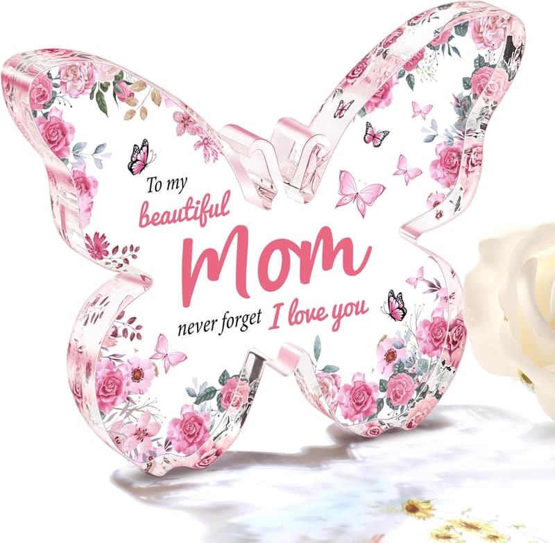 Mother's Day Butterfly Acrylic Keepsake for Mom