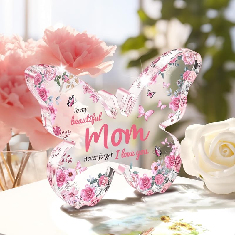Mother's Day Butterfly Acrylic Keepsake for Mom