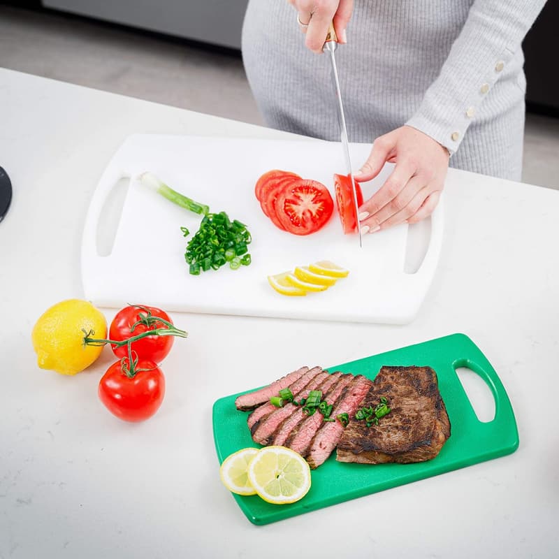 Made in USA Cutting Boards Set of 2, BPA-Free, 1/2