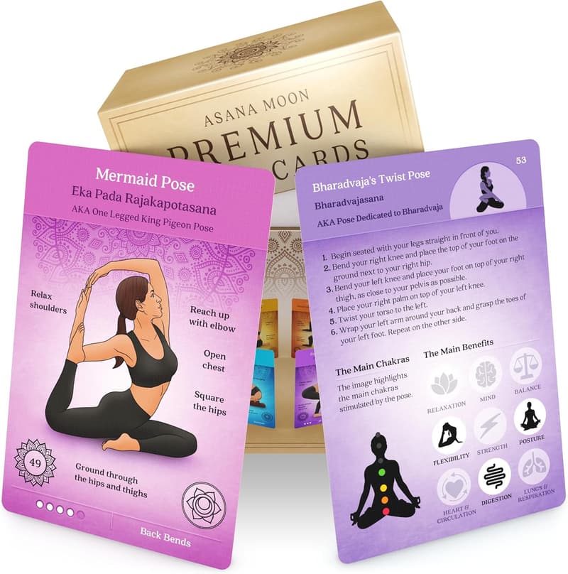 Yoga Sequencing Deck – 120 Poses with Cues for Beginners