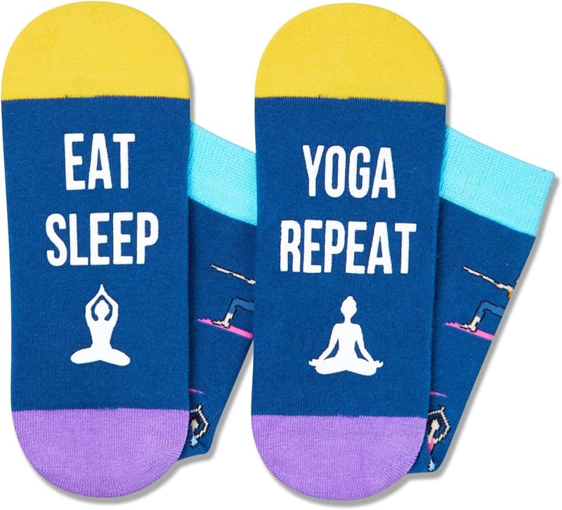 Sports-Themed Gift Socks for Camping, Skiing, Yoga & Ballet Lovers