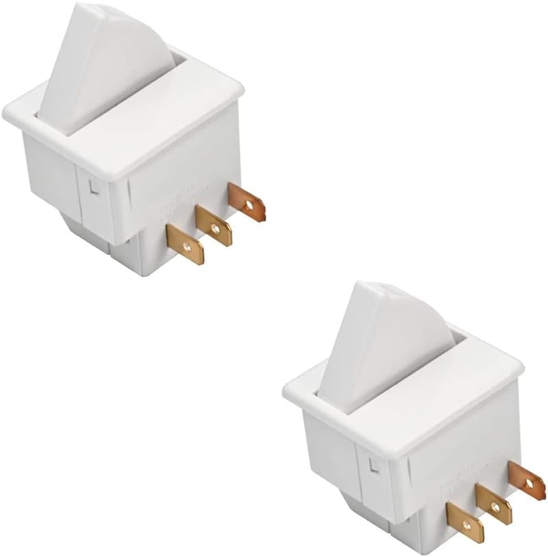 Universal Refrigerator Door Light Switch 3Pin Replacement (2 Pcs)