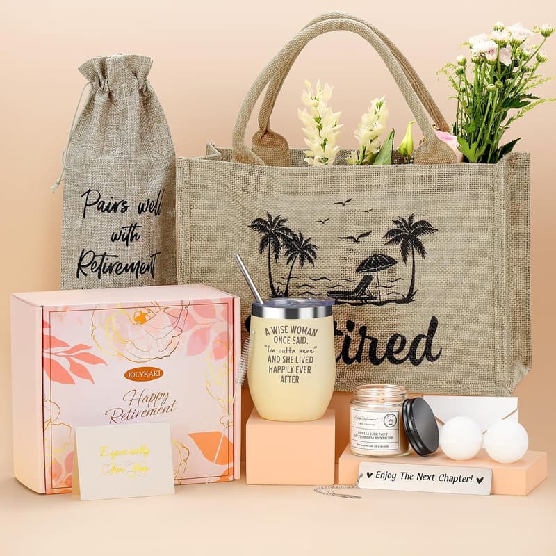 Cool Retirement Gifts Basket for Women, 2025